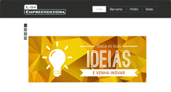 Desktop Screenshot of ligaempreendedora.com